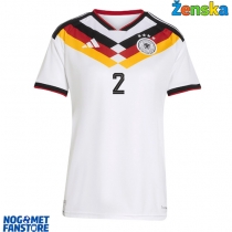 Njemačka Antonio Rudiger #2 Domaci Dres za Ženska SP 2026 Kratak Rukav